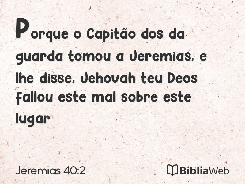 Jeremias 40:2 em imagem para compartilhar