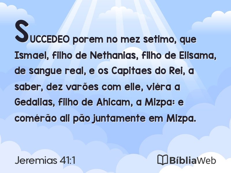 Jeremias 41:1 em imagem para compartilhar