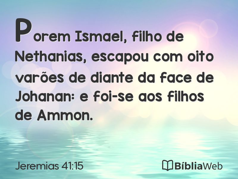Jeremias 41:15 em imagem para compartilhar