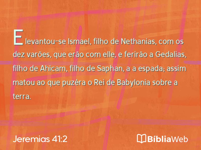 Jeremias 41:2 em imagem para compartilhar