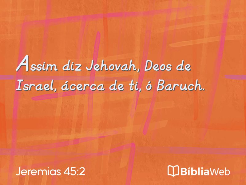 Jeremias 45:2 em imagem para compartilhar