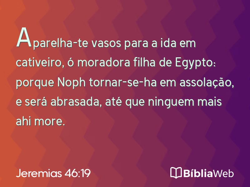 Jeremias 46:19 em imagem para compartilhar