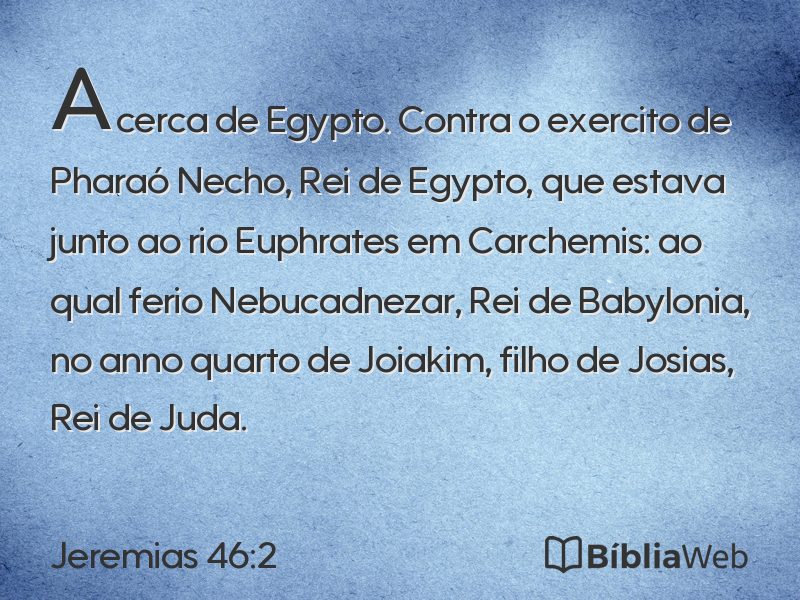 Jeremias 46:2 em imagem para compartilhar