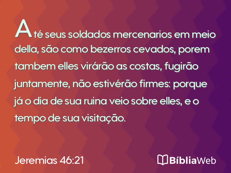 Jeremias 46:21 em imagem para compartilhar
