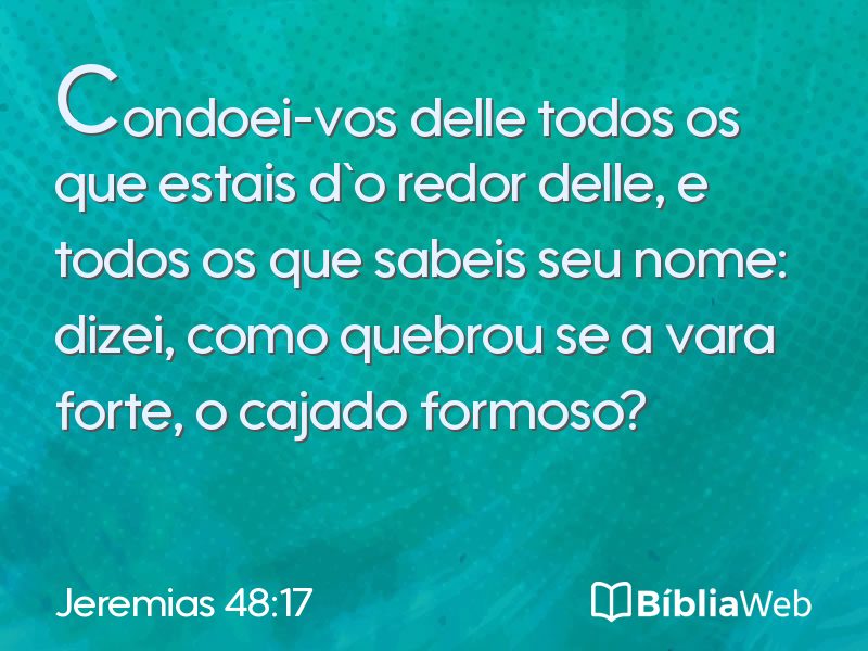Jeremias 48:17 em imagem para compartilhar
