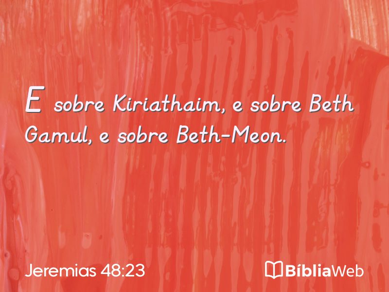 Jeremias 48:23 em imagem para compartilhar