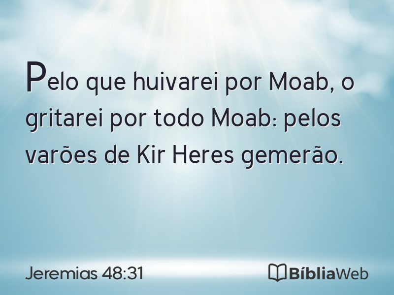 Jeremias 48:31 em imagem para compartilhar
