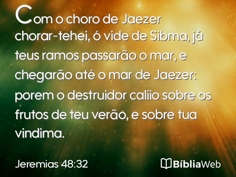 Jeremias 48:32 em imagem para compartilhar