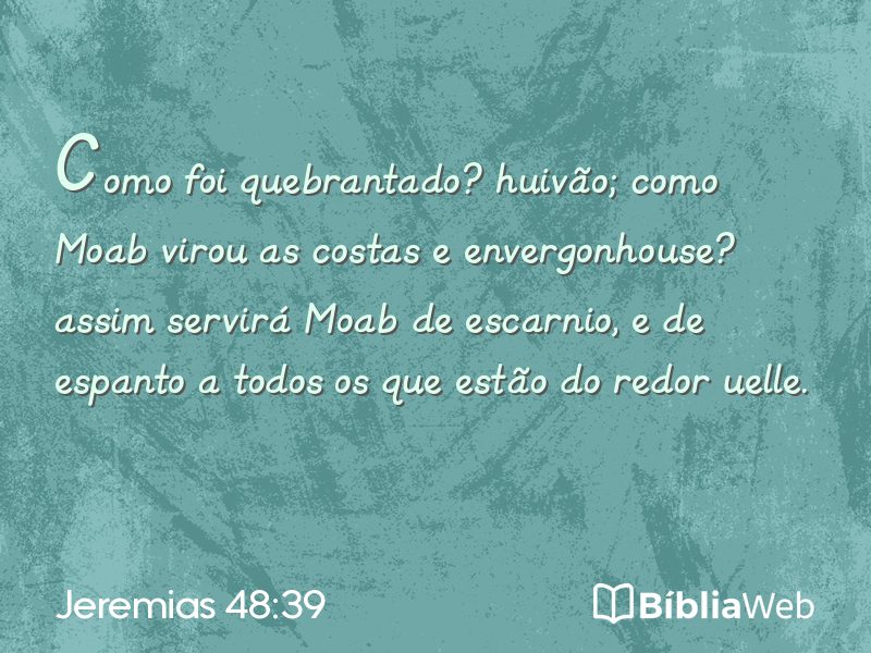 Jeremias 48:39 em imagem para compartilhar
