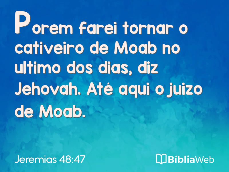 Jeremias 48:47 em imagem para compartilhar
