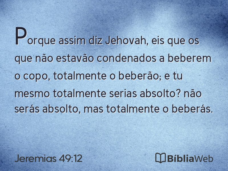 Jeremias 49:12 em imagem para compartilhar