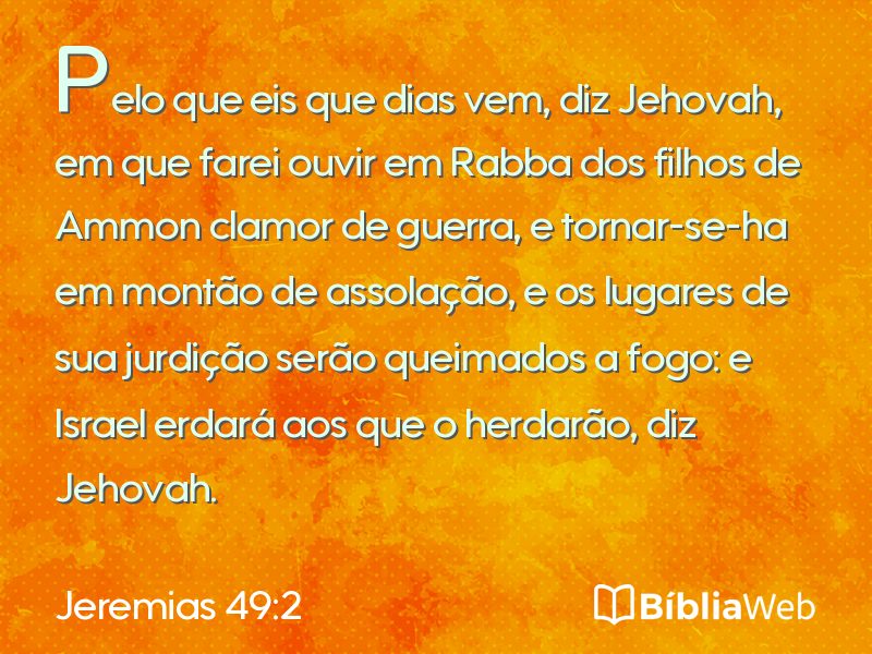 Jeremias 49:2 em imagem para compartilhar