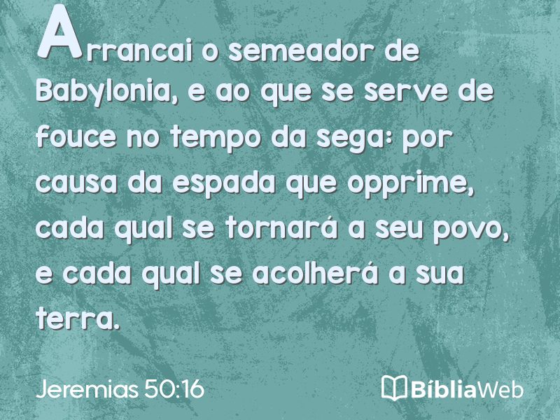 Jeremias 50:16 em imagem para compartilhar
