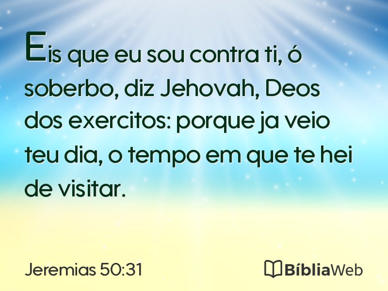 Jeremias 50:31 em imagem para compartilhar