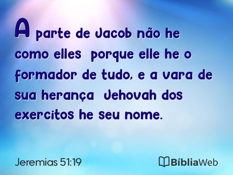 Jeremias 51:19 em imagem para compartilhar