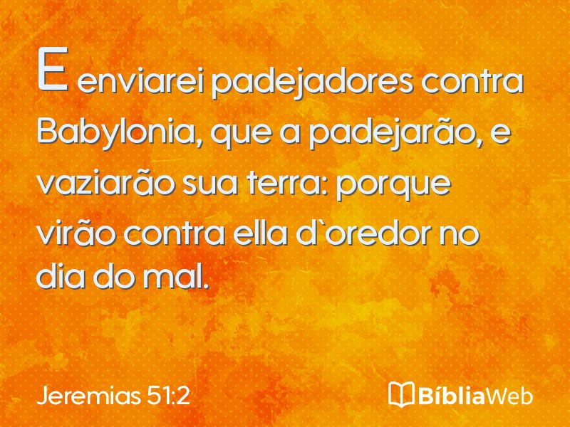 Jeremias 51:2 em imagem para compartilhar