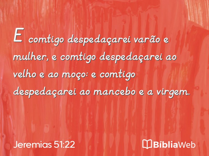 Jeremias 51:22 em imagem para compartilhar