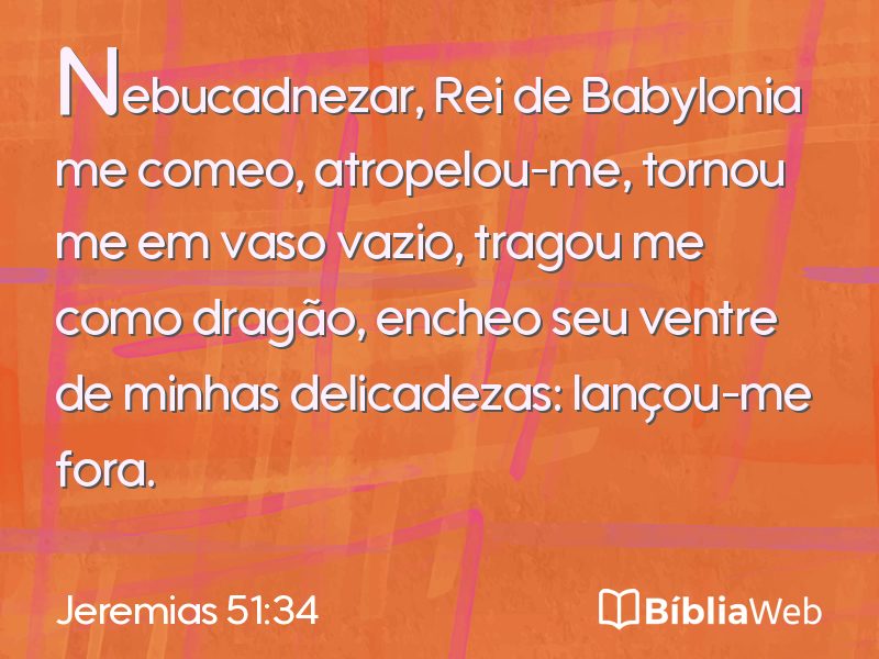Jeremias 51:34 em imagem para compartilhar