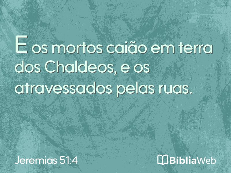 Jeremias 51:4 em imagem para compartilhar