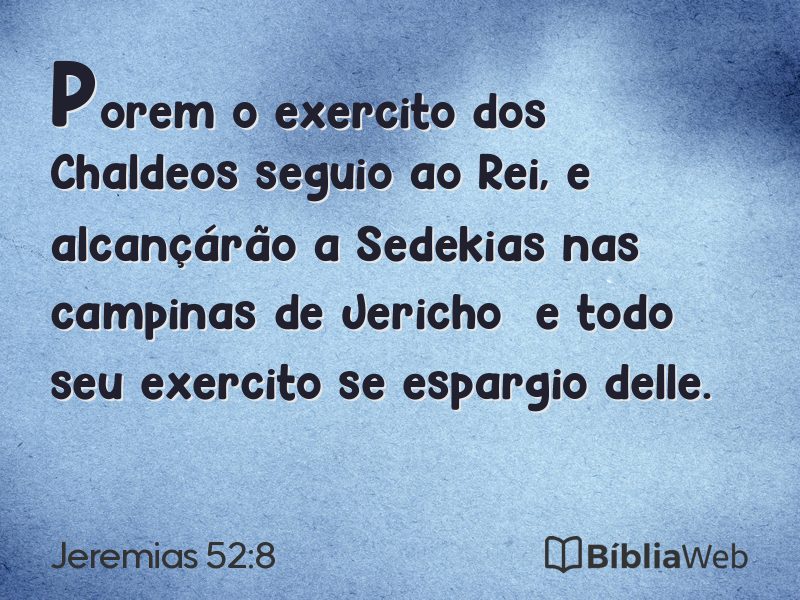 Jeremias 52:8 em imagem para compartilhar
