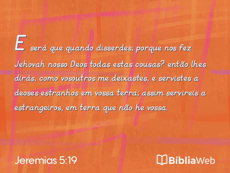 Jeremias 5:19 em imagem para compartilhar