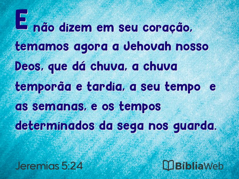 Jeremias 5:24 em imagem para compartilhar