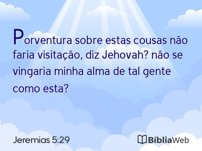 Jeremias 5:29 em imagem para compartilhar