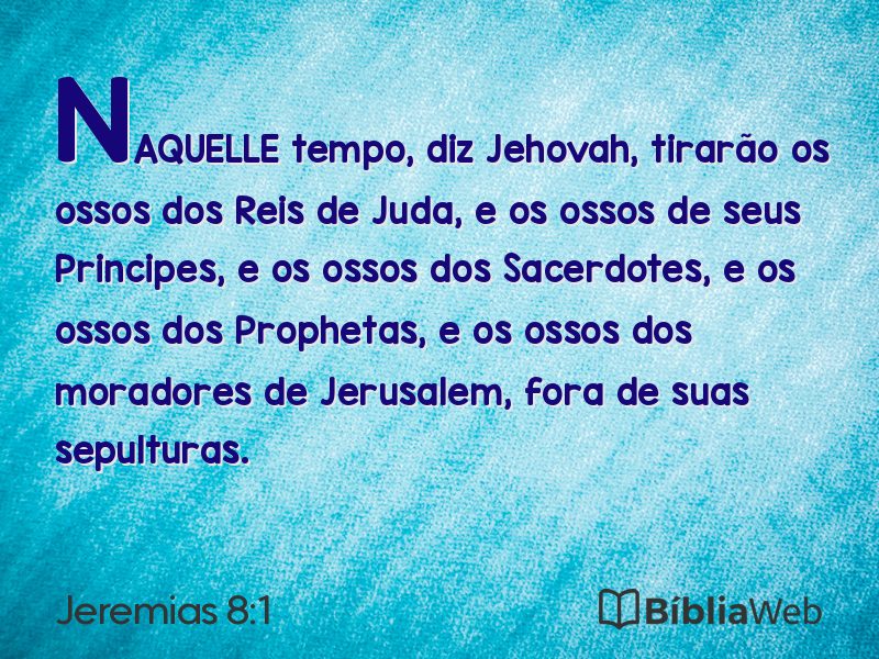 Jeremias 8:1 em imagem para compartilhar