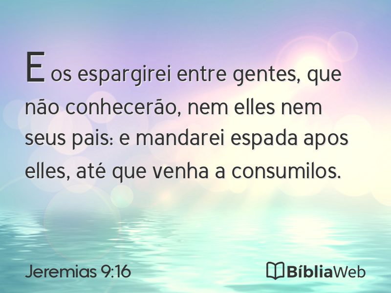 Jeremias 9:16 em imagem para compartilhar