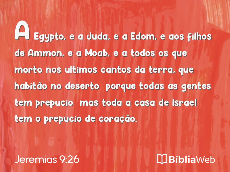 Jeremias 9:26 em imagem para compartilhar