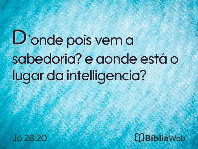 Jó 28:20 em imagem para compartilhar