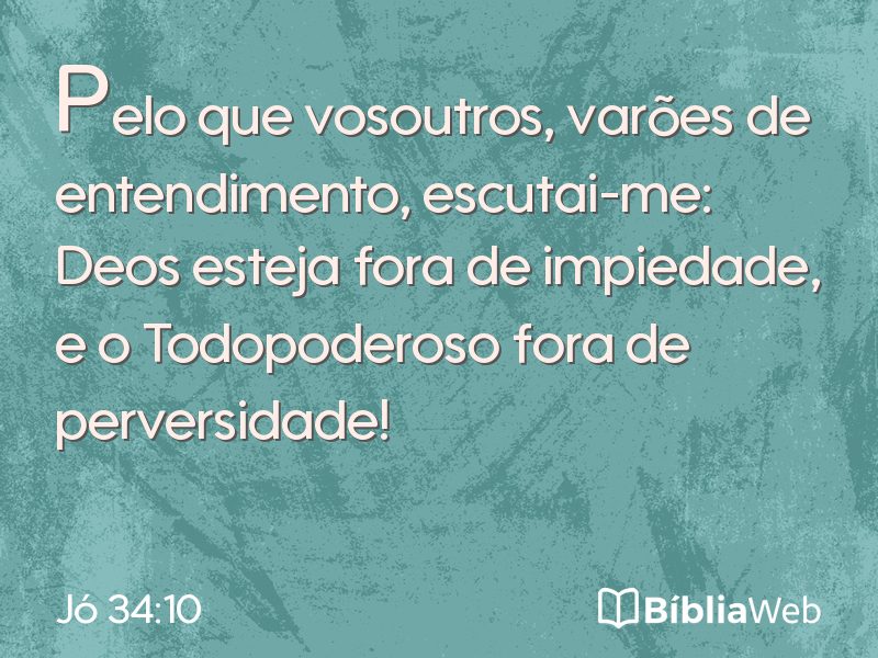 Jó 34:10 em imagem para compartilhar