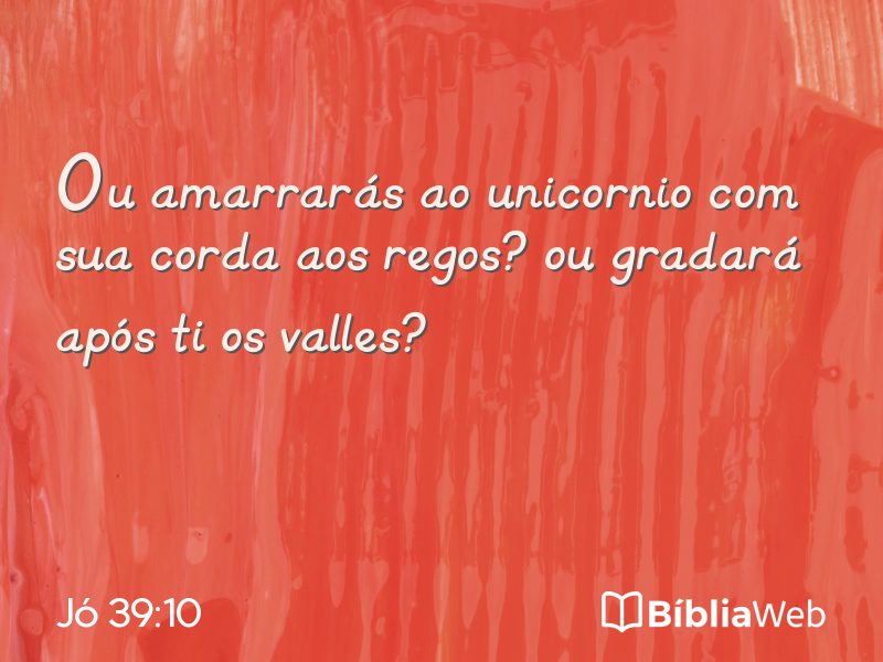 Jó 39:10 em imagem para compartilhar