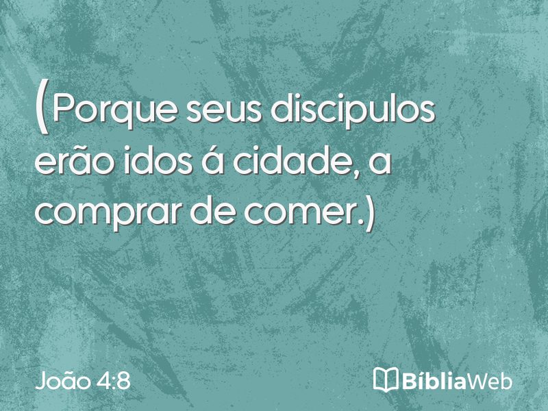 João 4:8 em imagem para compartilhar