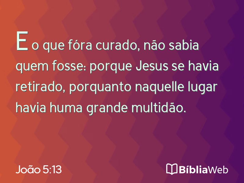 João 5:13 em imagem para compartilhar