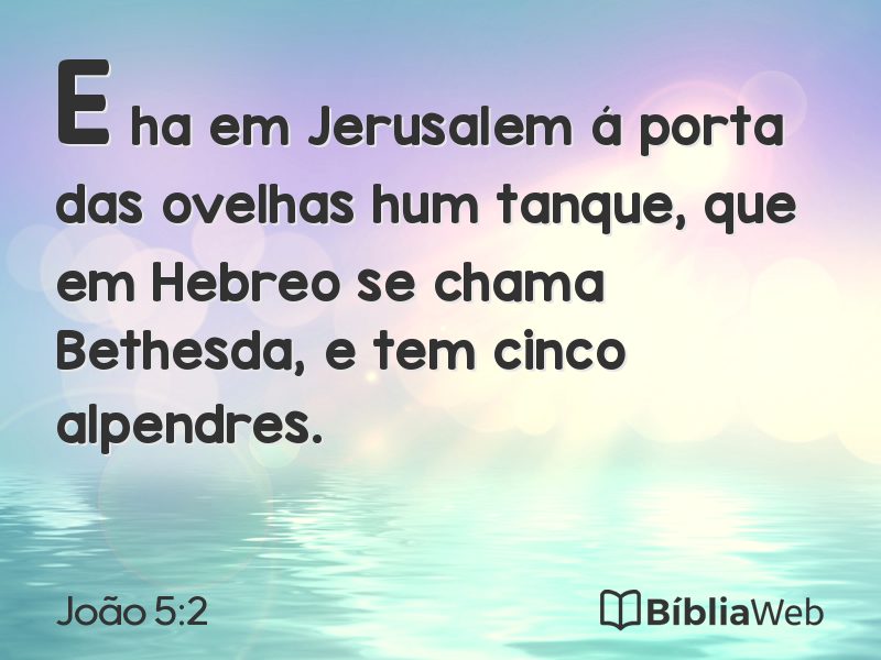 João 5:2 em imagem para compartilhar