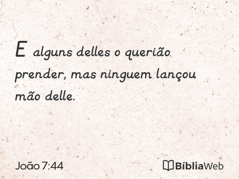 João 7:44 em imagem para compartilhar