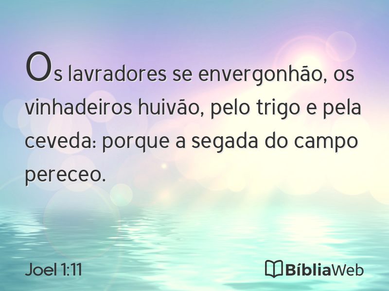 Joel 1:11 em imagem para compartilhar