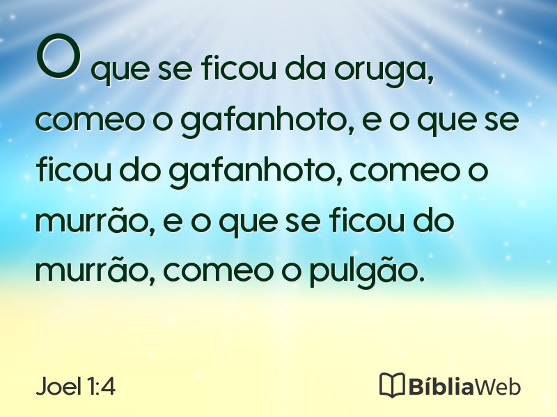 Joel 1:4 em imagem para compartilhar