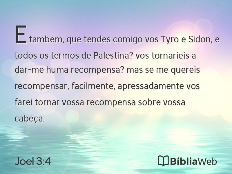 Joel 3:4 em imagem para compartilhar
