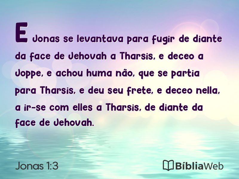 Jonas 1:3 em imagem para compartilhar