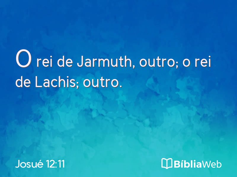 Josué 12:11 em imagem para compartilhar