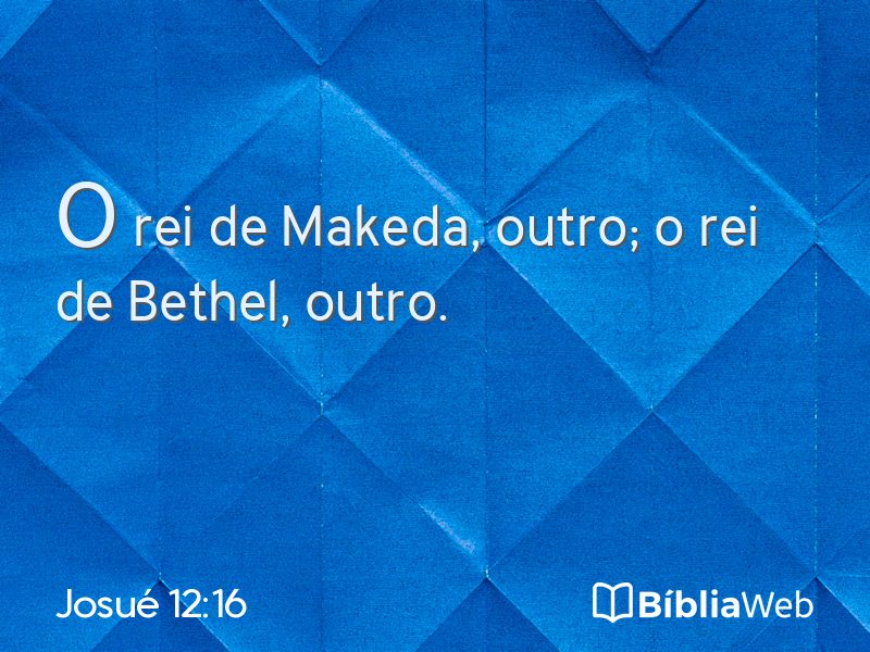 Josué 12:16 em imagem para compartilhar