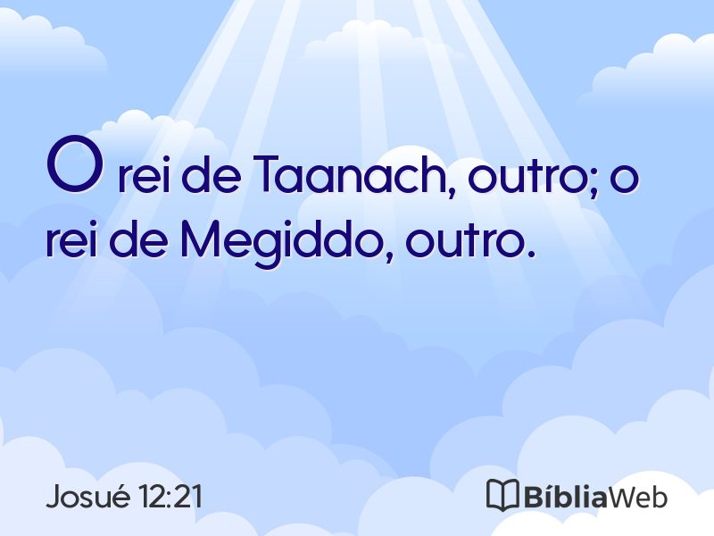 Josué 12:21 em imagem para compartilhar