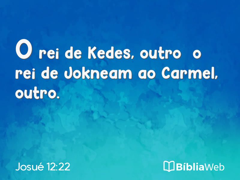 Josué 12:22 em imagem para compartilhar