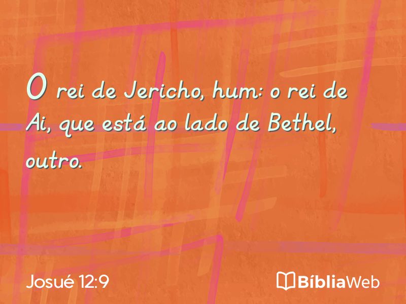 Josué 12:9 em imagem para compartilhar