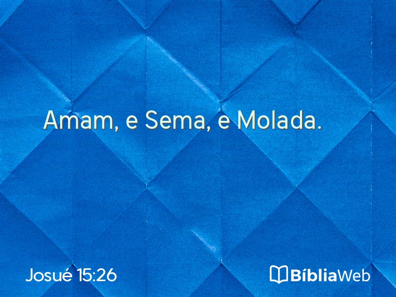 Josué 15:26 em imagem para compartilhar