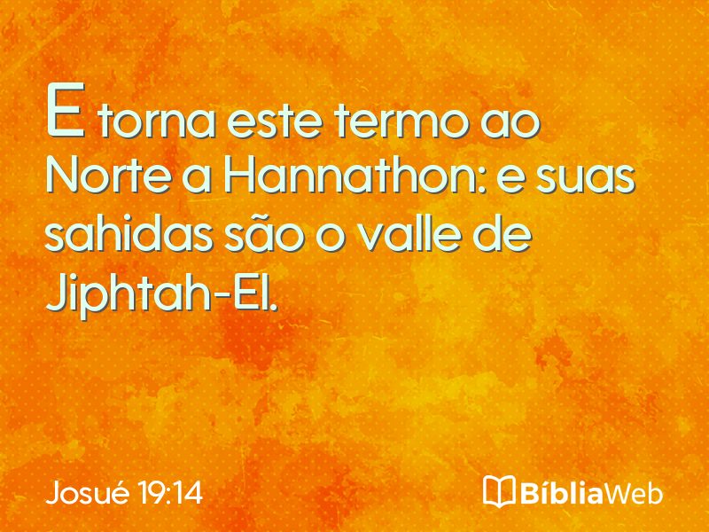 Josué 19:14 em imagem para compartilhar