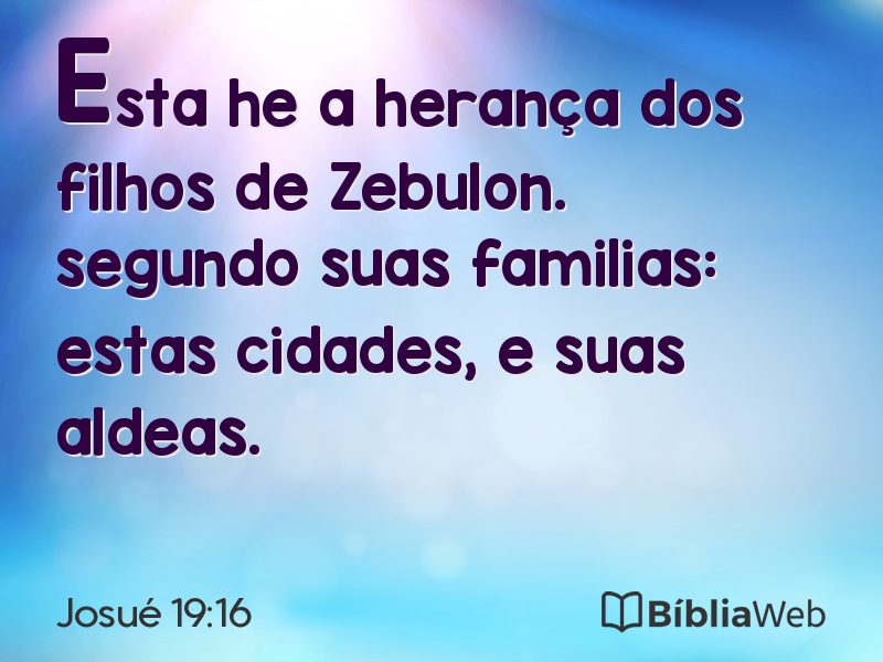 Josué 19:16 em imagem para compartilhar