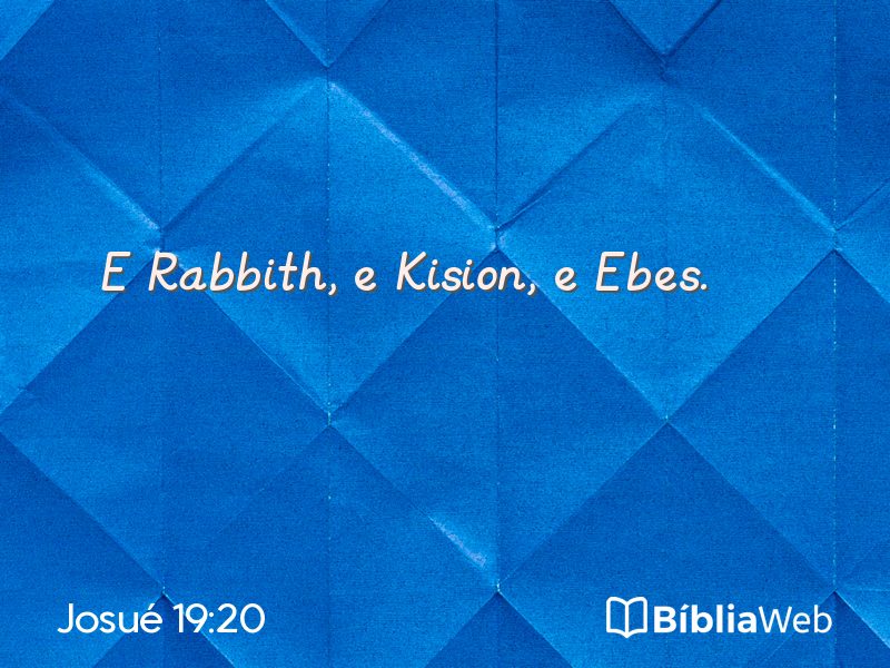 Josué 19:20 em imagem para compartilhar